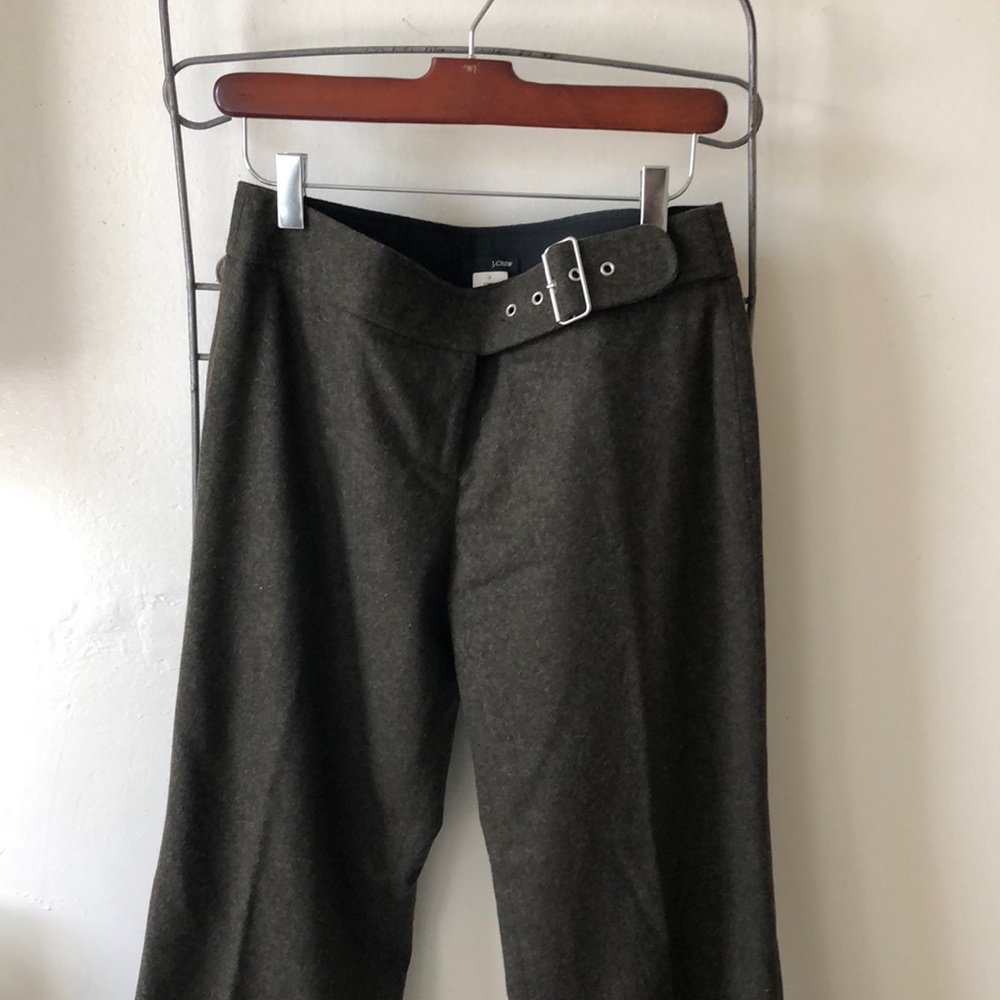 Wool blend pants